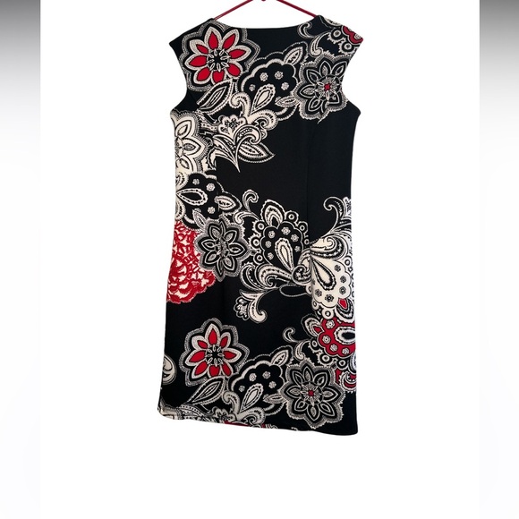 Monroe & Main‎ Red Floral sheath dress, size L. - Picture 2 of 3